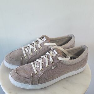 Keds Women's Beige Canvas Sneakers Size 7